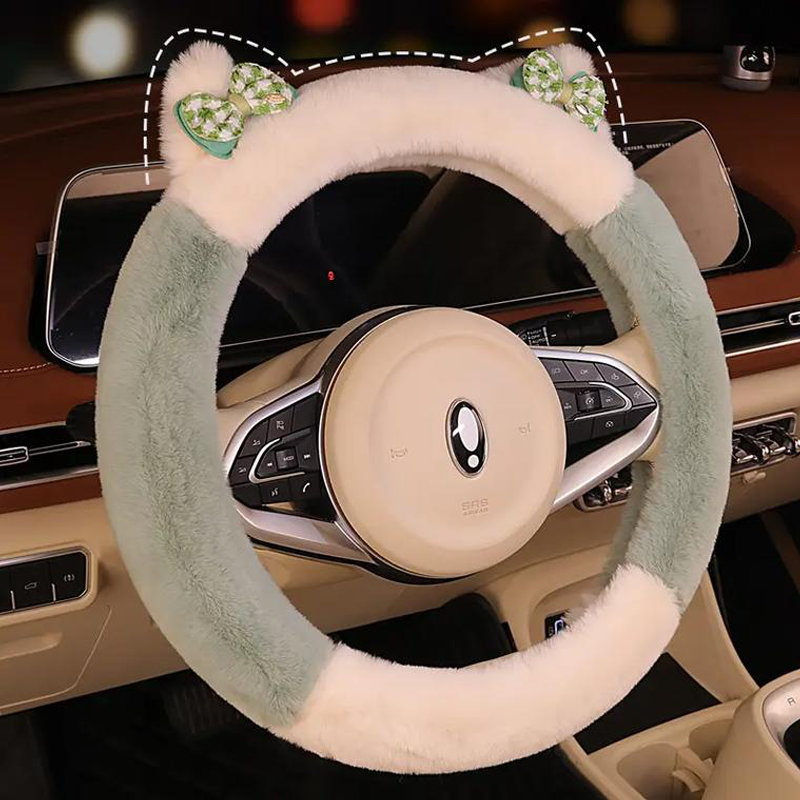 Steering wheel cover